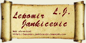 Lepomir Jankićević vizit kartica